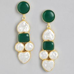 Anouk Gold-Plated Contemporary Drop Earrings-34