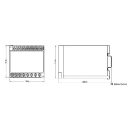 Shavison Dual Output Analog Signal Converter 4 - 20 mA Output 1, 4 - 20 mA Output 2 18 ~ 36 V DC (Range), AS845-733 image 2