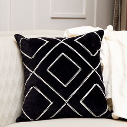 hom&us Black & White Geometric Square Cushion Covers-45