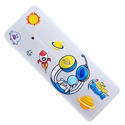 KARBD Translucent Double Sided Plastic Geometry Pencil Box - Space Headphone Design-27
