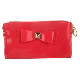 The Quirk Box Cosmetic Travel Pouch Red-image-30