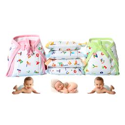 MOM CARE Cloth Nappies for Newborn Double Layer Padded Extra Soft Pack of 6 0-4 m White-image-3