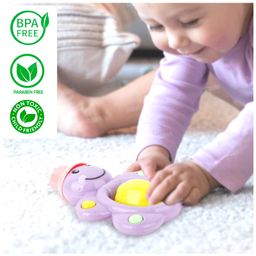 Fiddlerz Rattles and Teether for Babies Lovely Attractive Non Toxic Rattles Set of 6 - Multicolour image 4