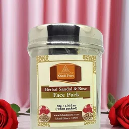 Khadi Pure Pack of 4 Herbal Sandal & Rose Face Pack-image-75