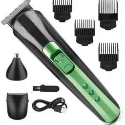 FGHJ 3 In 1 Rechargeable Body Grooming Kit Hair Trimmer Beard Shaver Nose Trimmer Grooming Kit 60 min Runtime 4 Length Settings-image-90