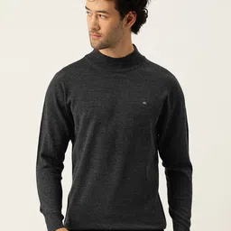 Monte Carlo High Neck Woollen Pullover-image-34