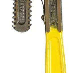 GLOBUS 379 Steel 254 mm(10 Inch) Pipe Wrench, Yellow/Red-40