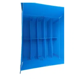 GENERIC 600x400x200 mm 100 Kg Capacity Rectangular Polypropylene Partition Box, LP6-picture-16