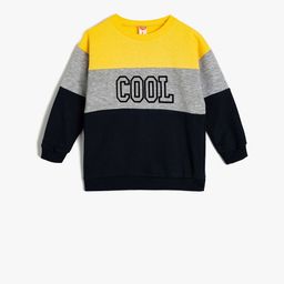 Koton Boys Colourblocked Sweatshirt-picture-2