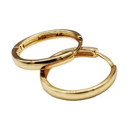 ISHI New York Rose Gold-Plated Circular Shaped Hoops-24