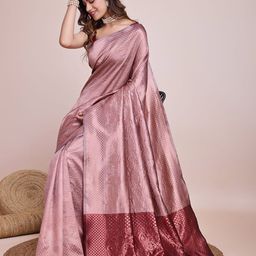 CARTYSHOP Woven Design Kanjeevaram Saree-33