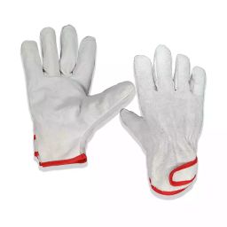 Ozswell OZ-RC-05 White & Red Welding Gloves 254 mm(10 Inch)-18