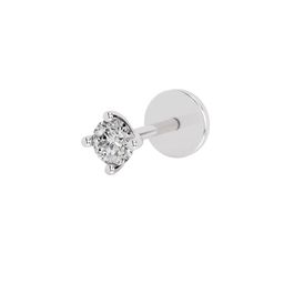 Sparkles Lab Grown Diamond 0.03 Carat Round Shape 4 Prong Solitaire Diamond Nose Pin 14K-image-86