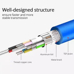 LOTA High-Speed USB 3.0 Data Cable Blue 1.8 m Upto 5 Gbps Data Transfer Rate, MST-1715-LT image 2