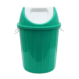 MOFNA 80 L Green HDPE Swing Lid Dustbin-13