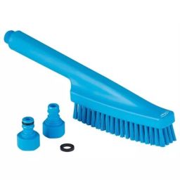 VIKAN Hand Brush Hard Polyester, Polypropylene & Stainless Steel Bristles Blue 25 mm, 70573-image-93