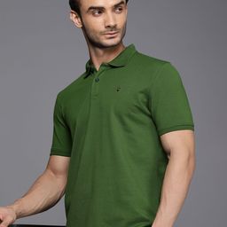 Louis Philippe Sport Men Polo Collar Pure Cotton Slim Fit T-shirt-54