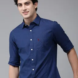 U.S. Polo Assn. Tailored Fit Pure Cotton Casual Shirt-picture-36