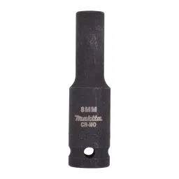 Makita 27x78 mm Chrome Molybdenum Deep Impact Socket with 12.7 mm (1/2 Inch) Square Drive with Pin, 134845-5 image 1