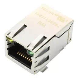WURTH ELEKTRONIK Conn, Rj45 W/ Lan Transfrmr, 8P8C, 1Port, 74980111211-image-0