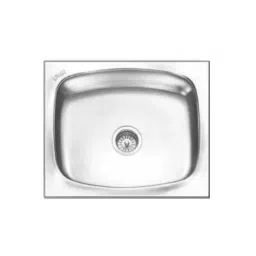 Nirali BG Kitchen Sink Popular Series Super 585x485 mm (23x19 inch) Satin Finish Stainless Steel, Glister-image-26