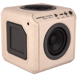 allocacoc Audiocube 30W Portable Bluetooth Speaker (Splash Resistant, Wood Brown)-26