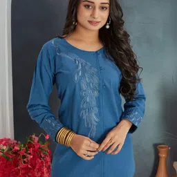 Moda Rapido Women Embroidered Tunics-image-84