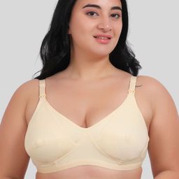 Fabme Plus Size Cotton Maternity Bra - Full Coverage-picture-2