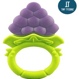 Tiny Tycoonz Fruit Shape Silicone Teether - Purple-28