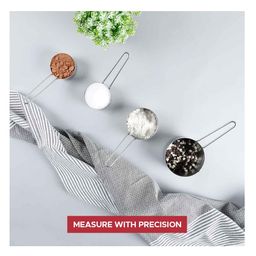 Wonderchef Ambrosia Stainless Steel Measuring Cups  Set of 4-14