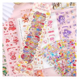 FunBlast Cute Cartoon Theme Japanese Style Girls Sticker Set - 20 Sheets-10