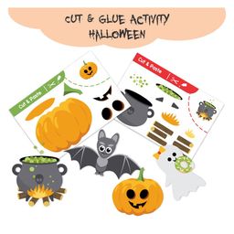zooplay india Doxbox Cut & Glue Halloween - Multicolor image 2