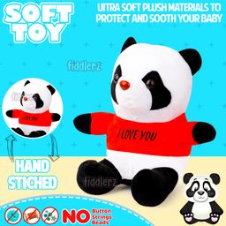Fiddlerz Super Plush Stuffed Animals Cuddly Soft Toy Panda - Height 22 cm (Color May Vary) image 4