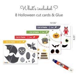 zooplay india Doxbox Cut & Glue Halloween - Multicolor image 4
