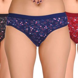 FiveFlag Mid-Rise Cotton Blend Briefs-image-89