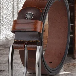 LOOPA Men Textured Leather Formal Belt-image-78
