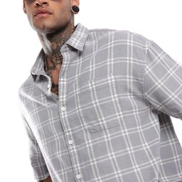WROGN Men Checked Cotton Oversized Casual Shirt-image-8