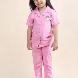 Polka Tots Girls Printed Night suit-image-88