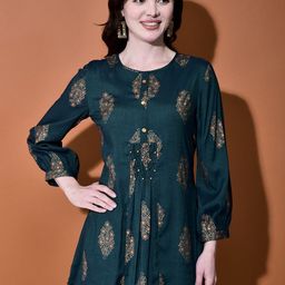 FUTURO Printed Cotton Ethnic Tunic-image-57
