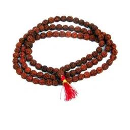 Divine souvenirs Unisex Rudraksha Beaded Statement Necklace-7