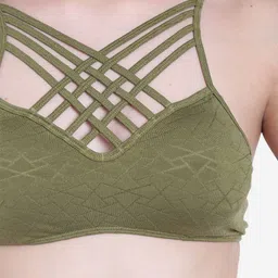 La Intimo Women Solid Swim Bikini Bra-image-25