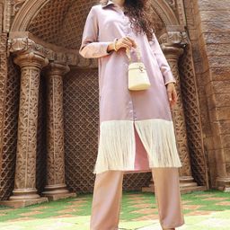 QISSA Women Regular Kurta with Trousers-58
