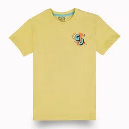 Gini and Jony Boys Graphic Printed Round Neck T-shirt-image-73
