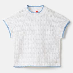 Blue Giraffe Girls Printed T-shirt-image-9