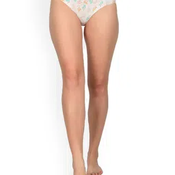 bare dezire Women Printed Mid-Rise Seamless Hipster Briefs-image-60