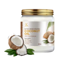 Kimayra World Extra Virgin Organic Cold Pressed Coconut Oil-500ml-30