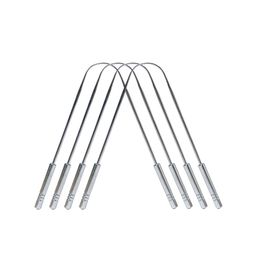 Nurpi Set Of 4 Stainless Steel Tongue Cleaner ForOral Care & Bad Breath-27