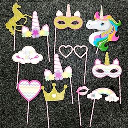 Funcart Unicorn Theme Party Props - 12 Pieces-image-10