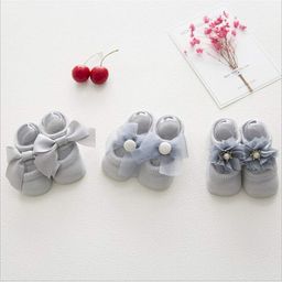 Syga Anti Bacterial & Anti Slip Ankle Length Socks Pack of 3 - Grey-picture-31