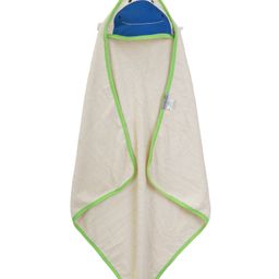 Mi Dulce An'ya Organic Terry Hooded Towel Dino Design - White Green-picture-22